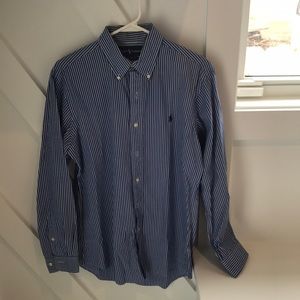 Blue/White Stripped Dress Shirt
